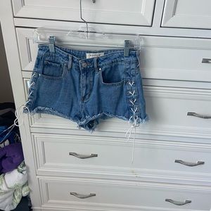 Pacsun High Rise Denim Shorts